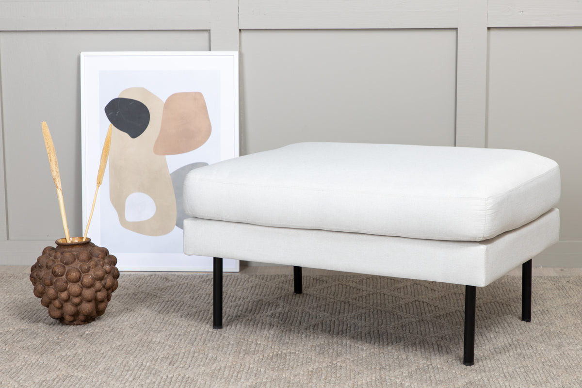 Ottoman 85 x 64 x 47 Light Beige