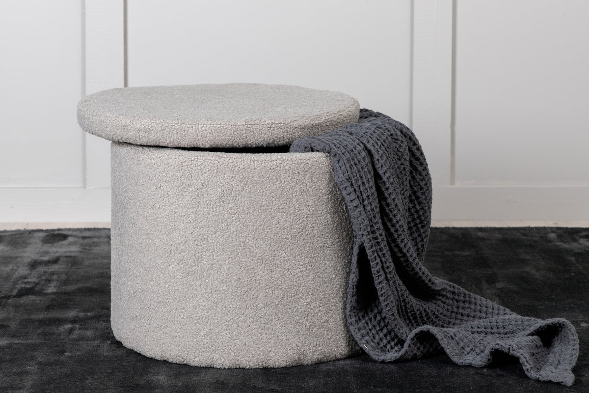 Pouf ø51 ⌀51 Greige