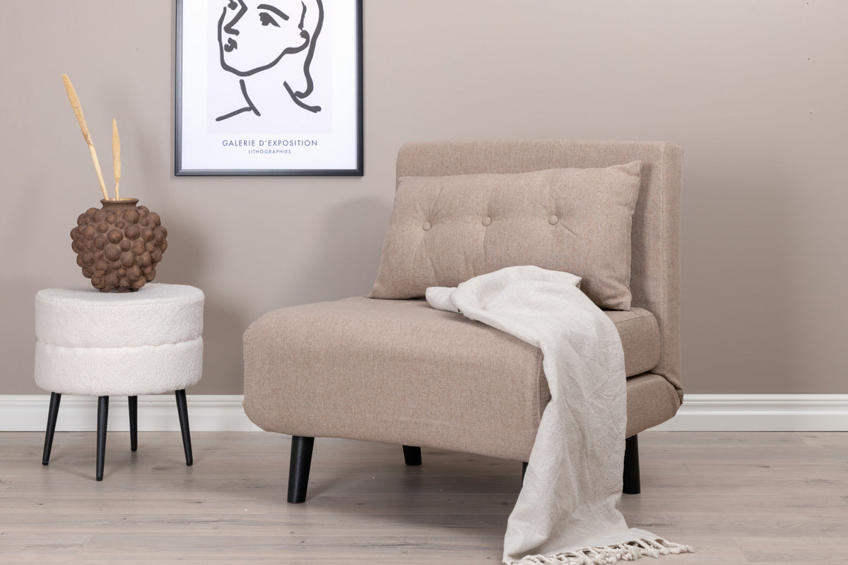 Folding Bed Beige