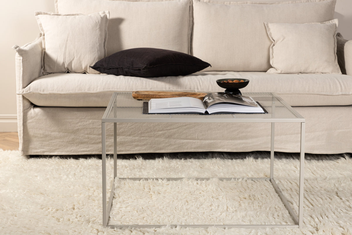 Sofa Table 80 x 80 Beige