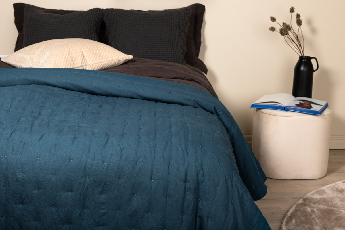 Bedspread 250 x 150 Aqua