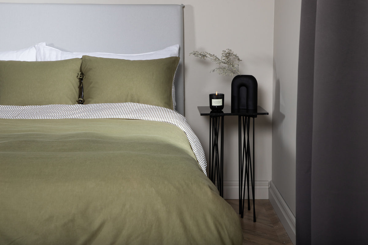 Bed Set 240 x 220 Moss Green