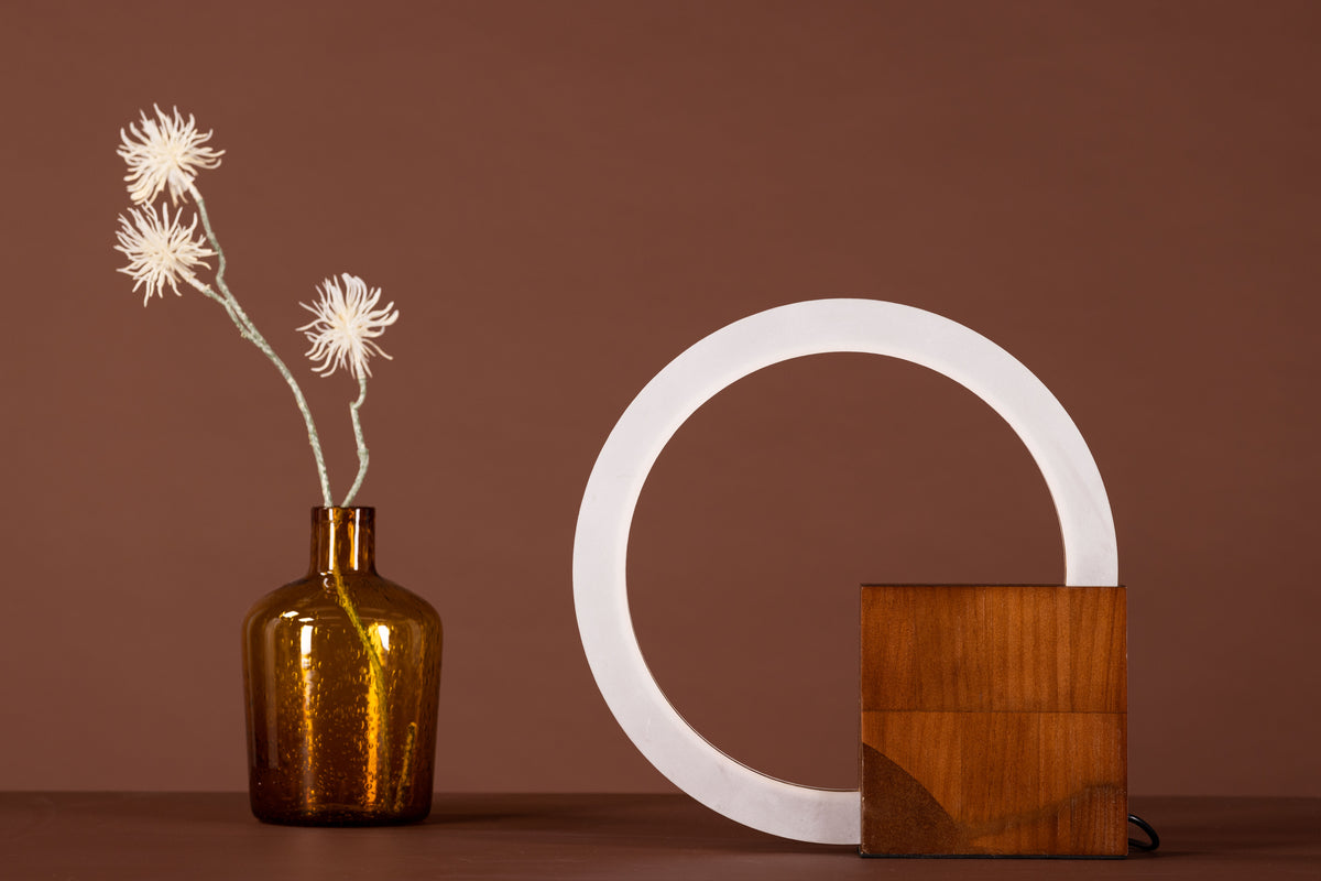 Table Lamp Walnut