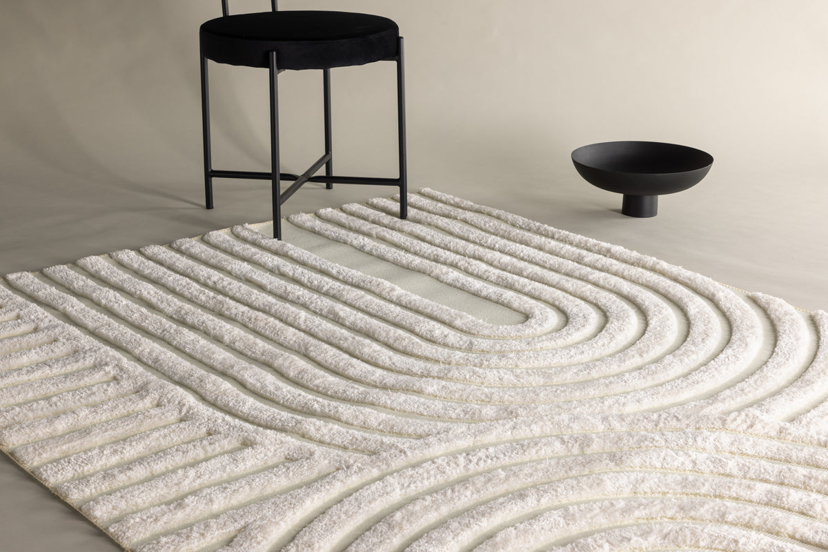 Rectangular Carpet 200 x 290 White