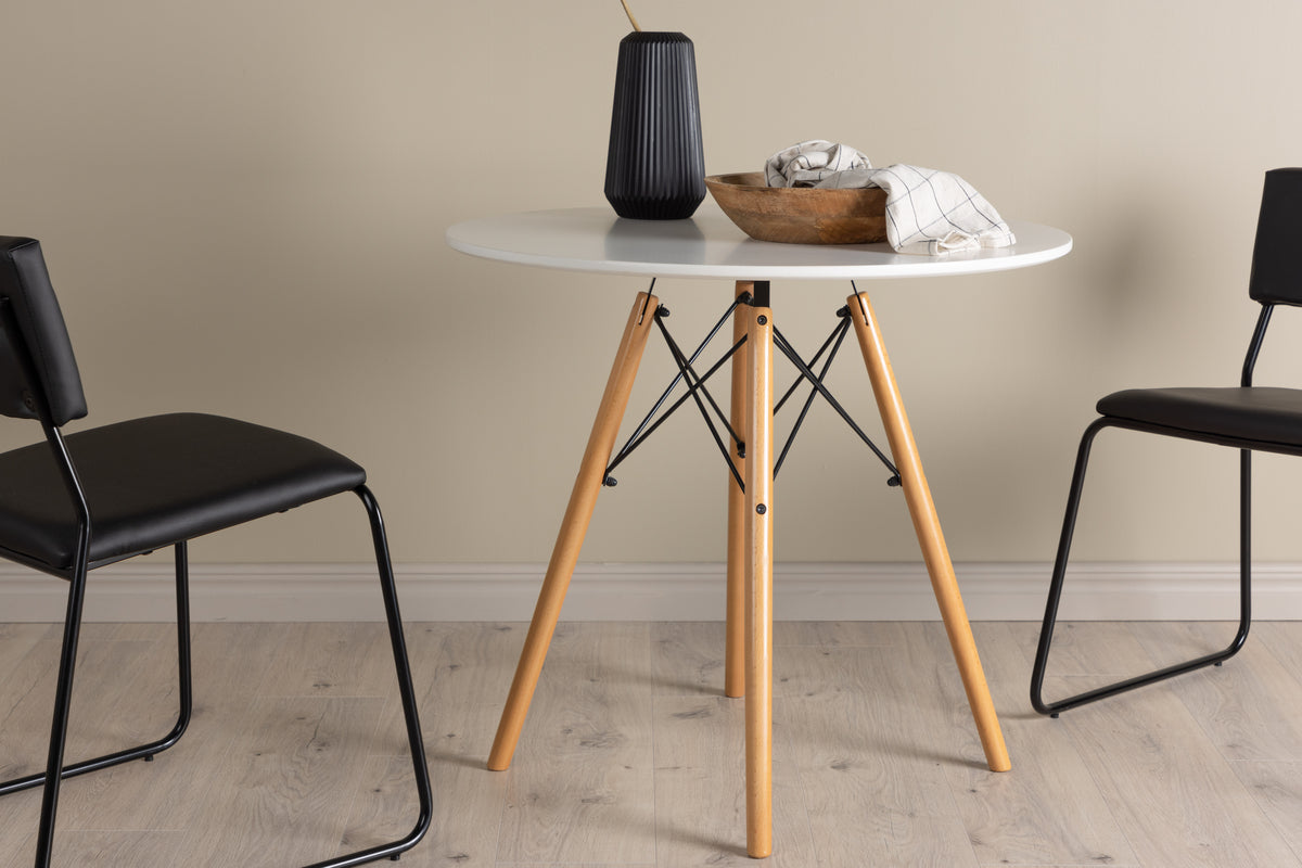 Round Dining Table ø60 White
