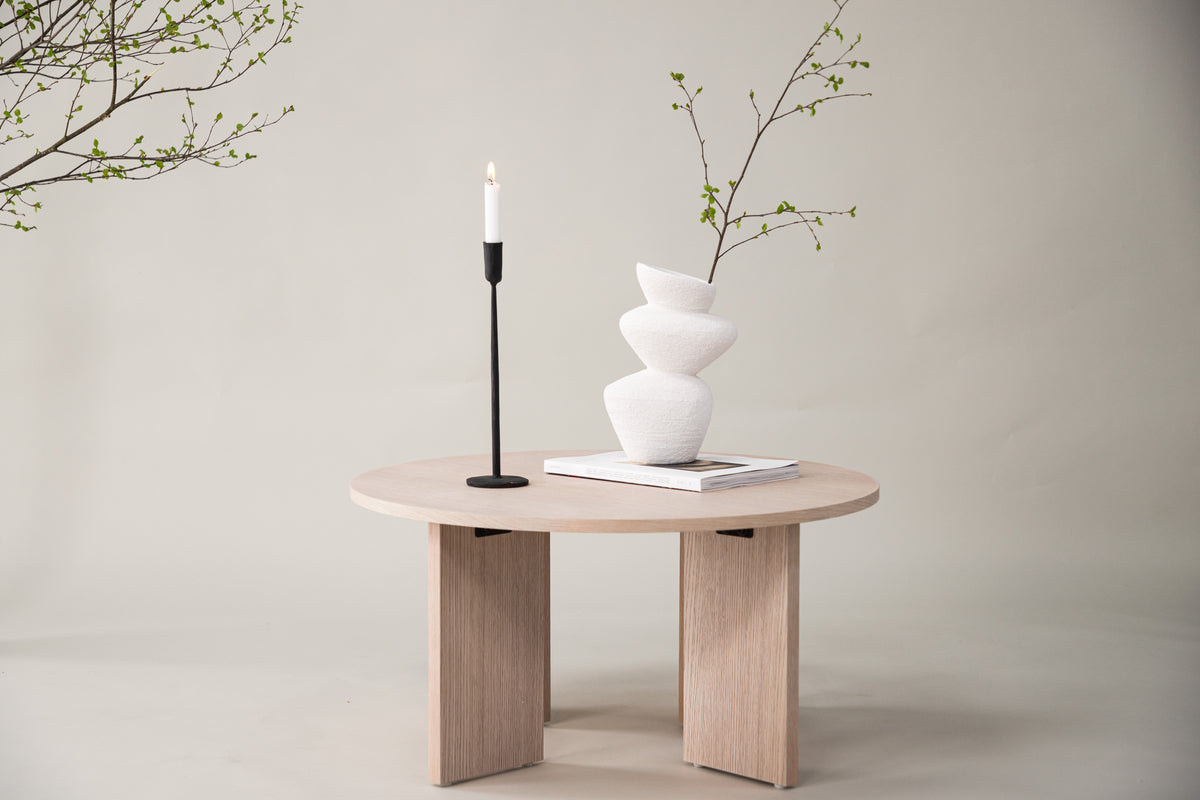 Sofa Table ø80 Whitewash