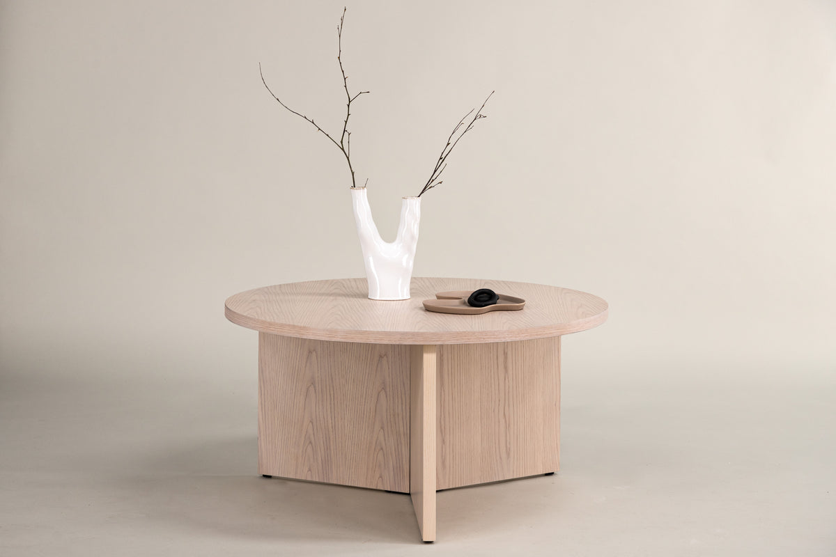 Sofa Table ø65 Whitewash