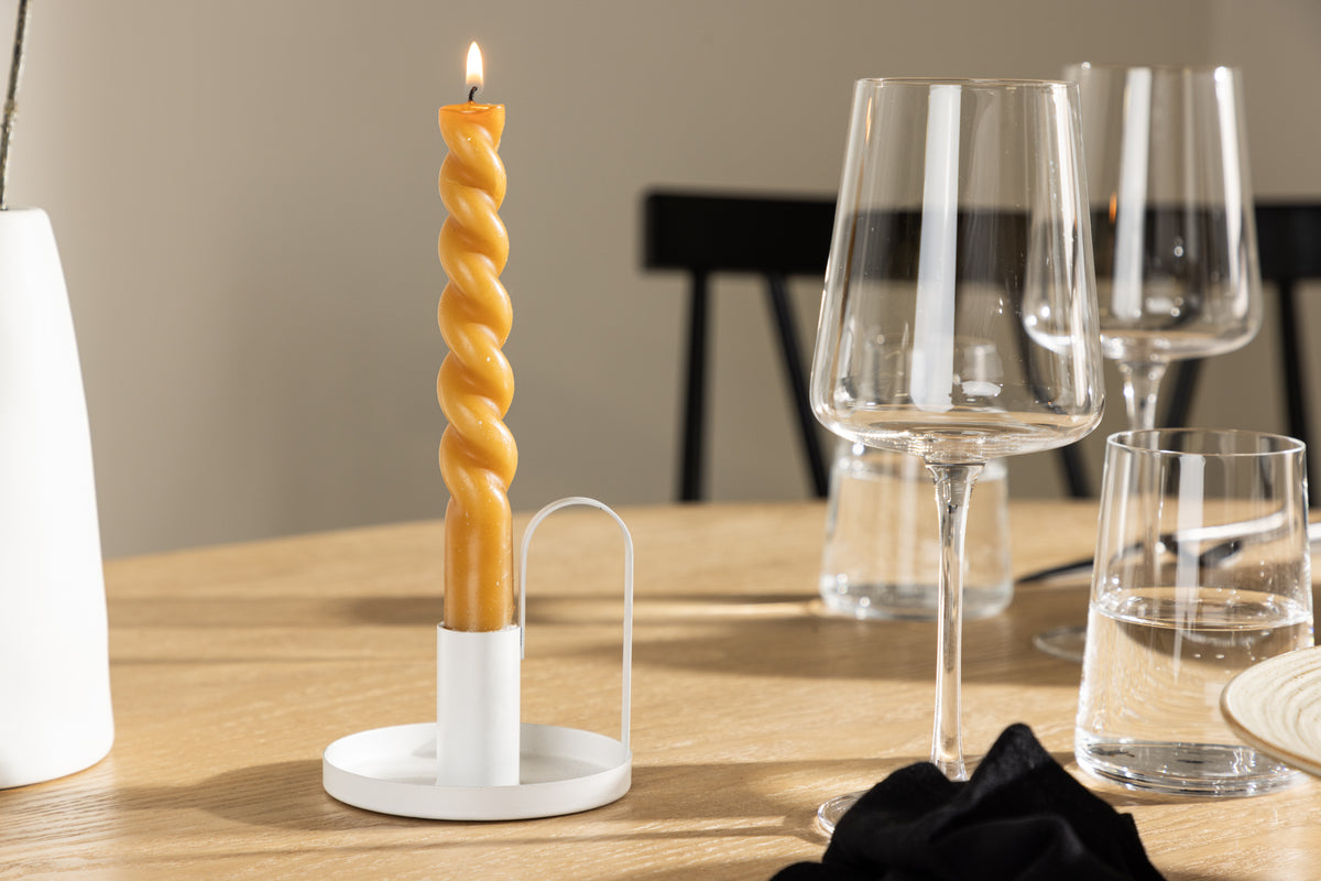 Candlestick ø9,5 White