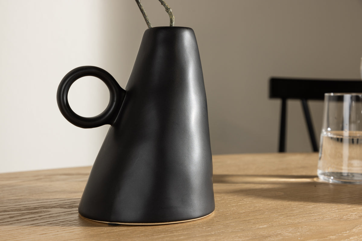 Vase 17 x 14 x 13 Black