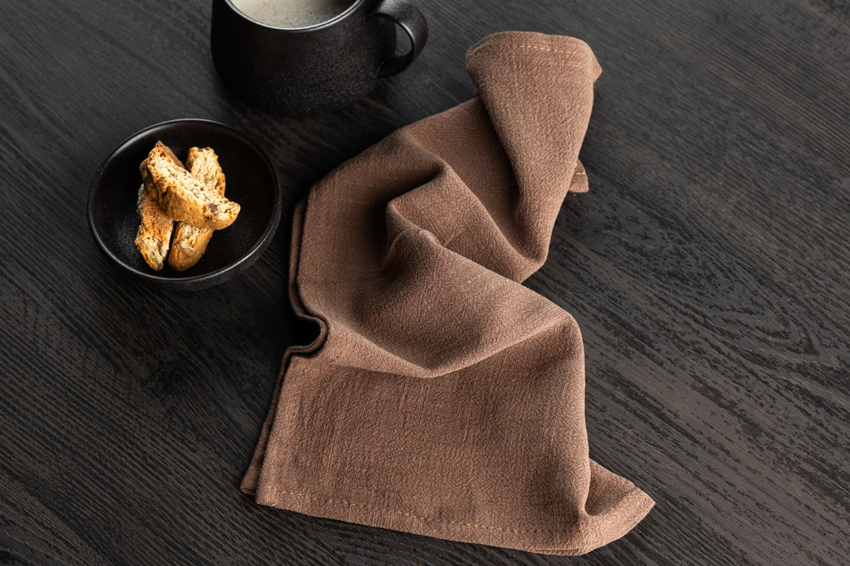 Napkin 2-pack Dark Brown