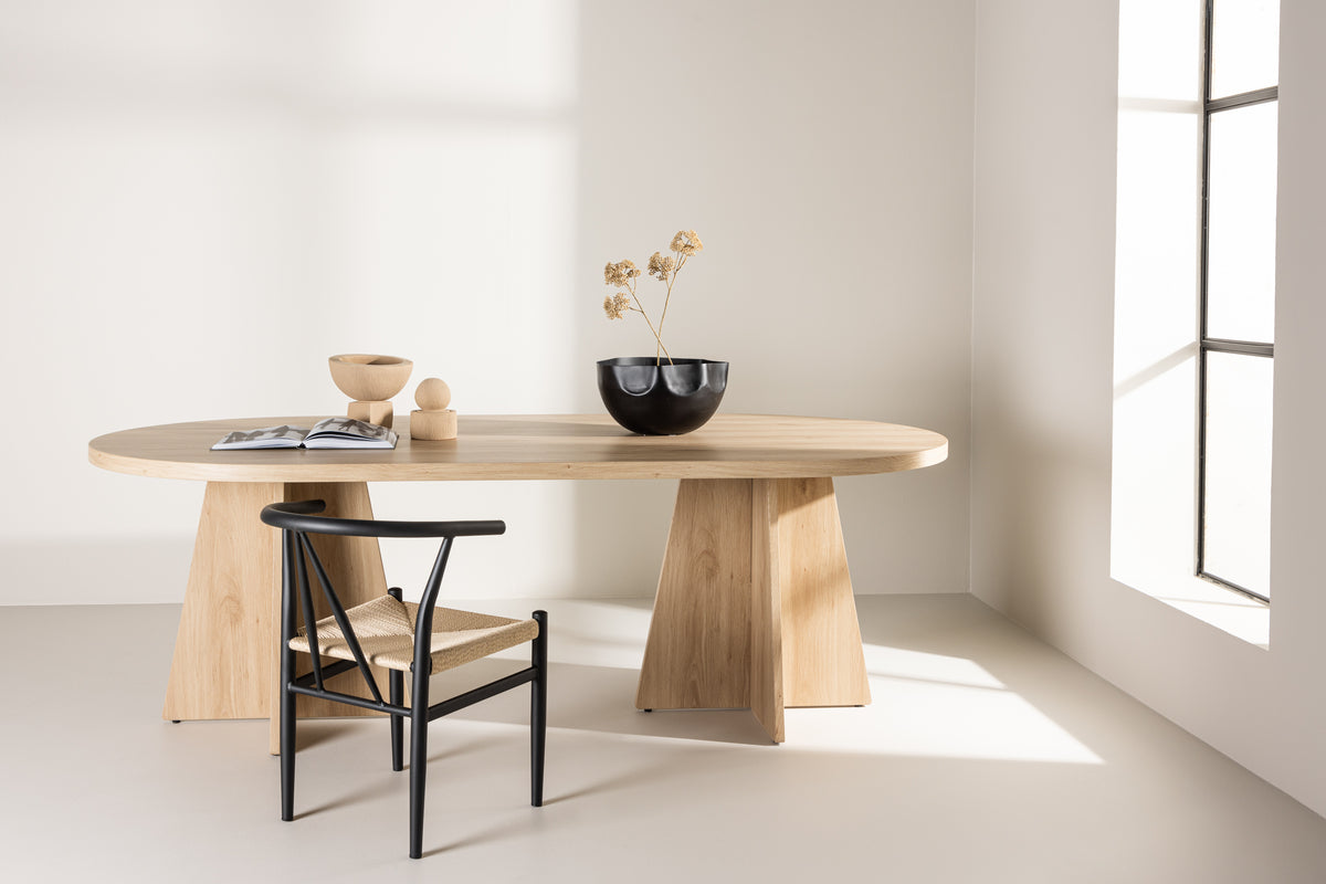 Oval Dining Table 115 x 230 Nature