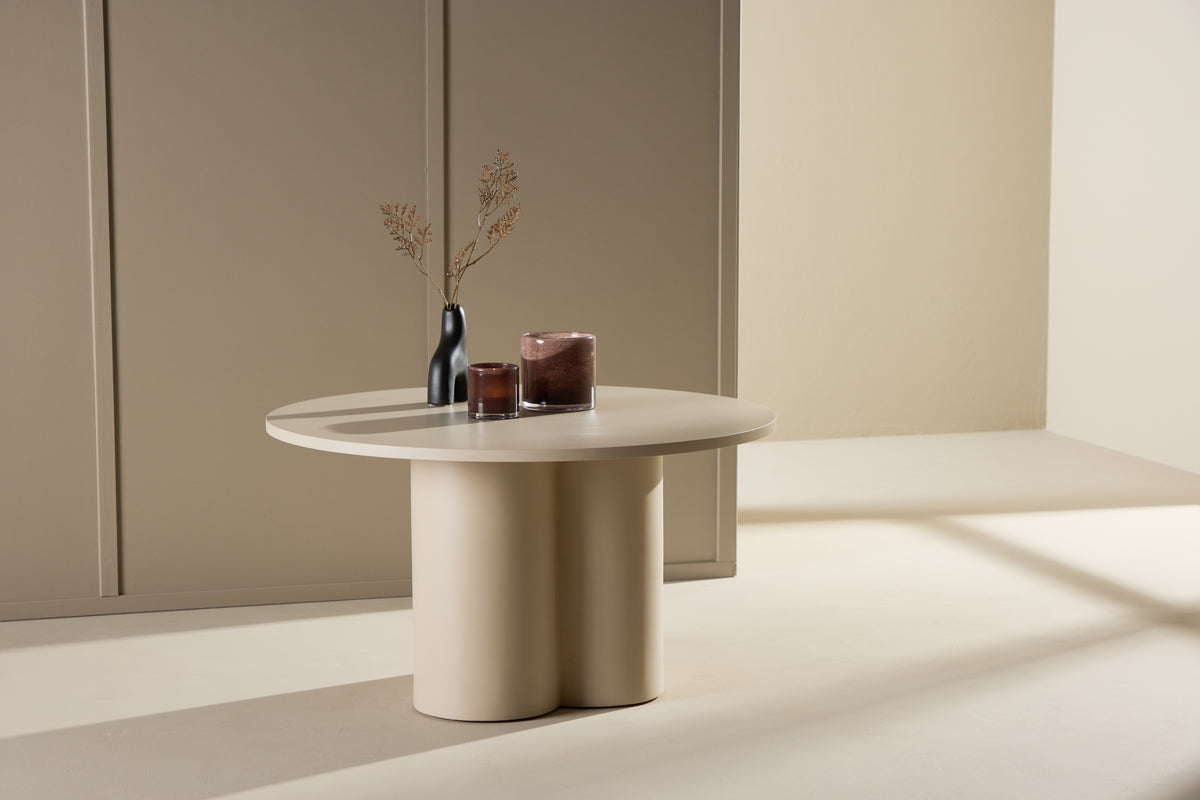 Sofa Table ⌀80 Beige