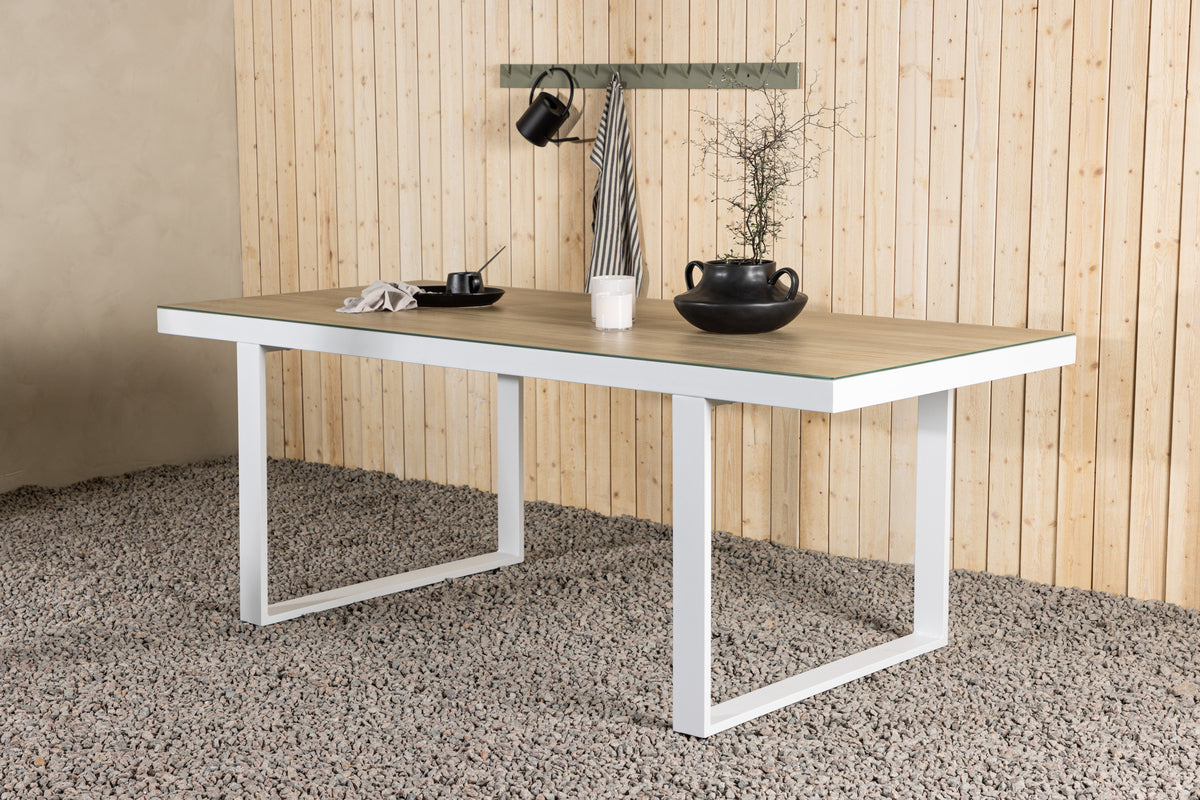 Rectangular Dining Table 90 x 200 White