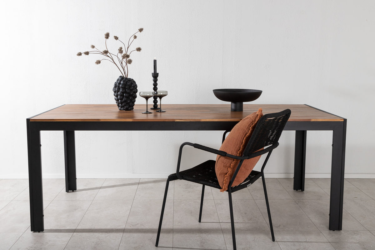 Rectangular Dining Table 75 x 205 x 90 Nature