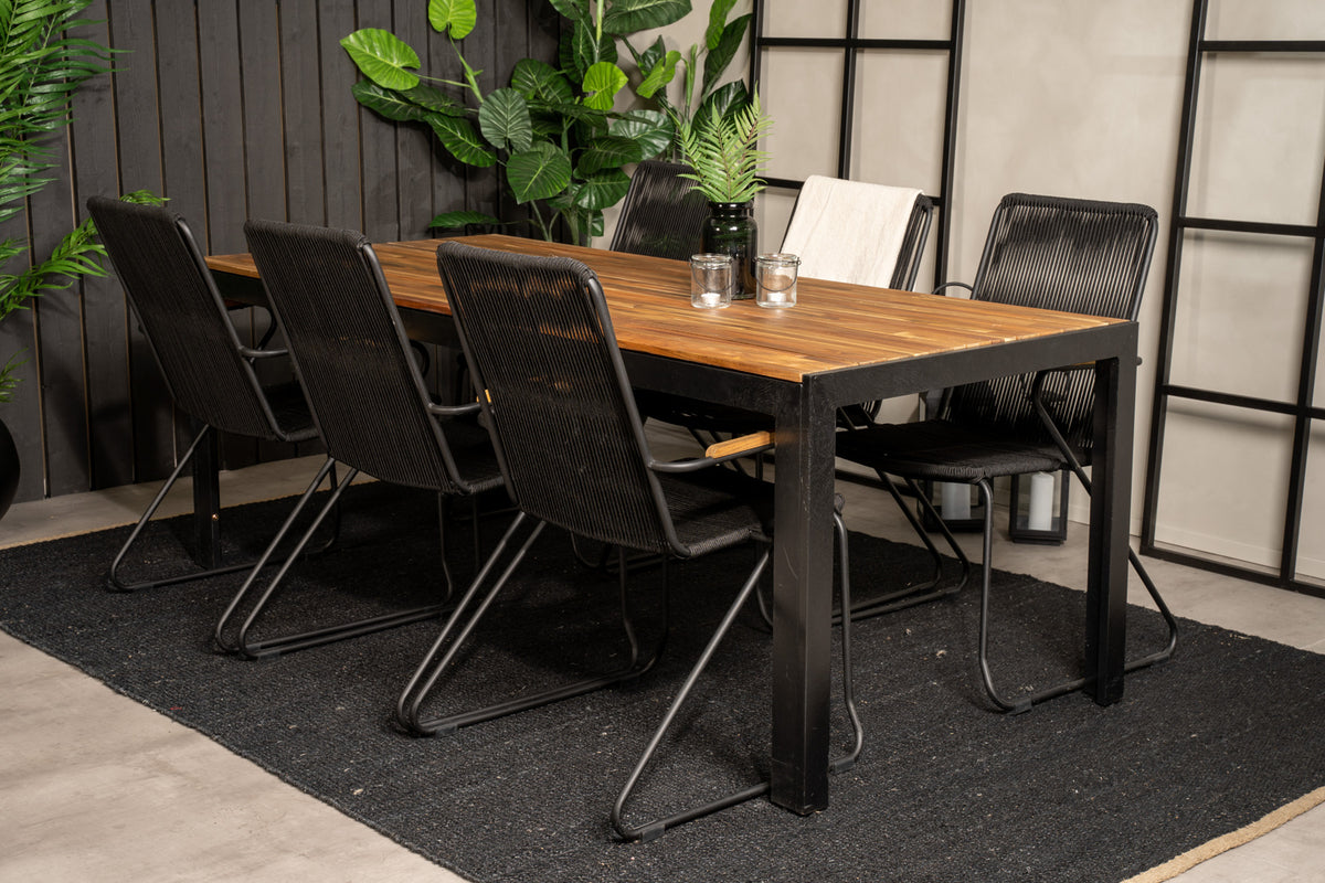 Dining Set Black Nature