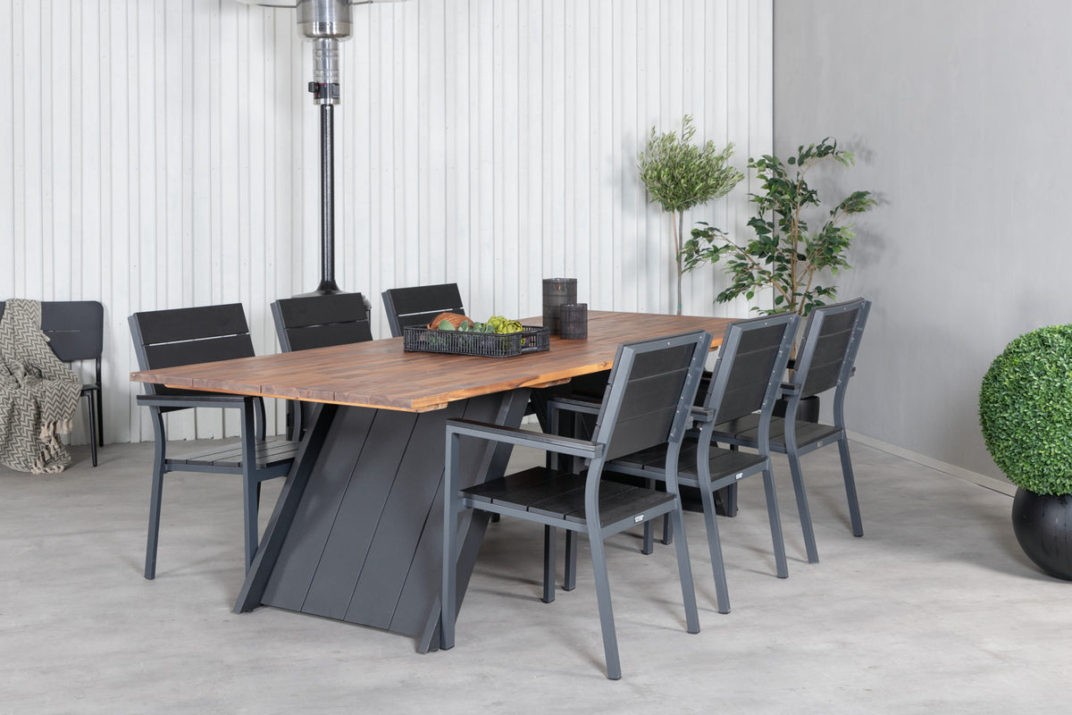 Dining Set Black Nature