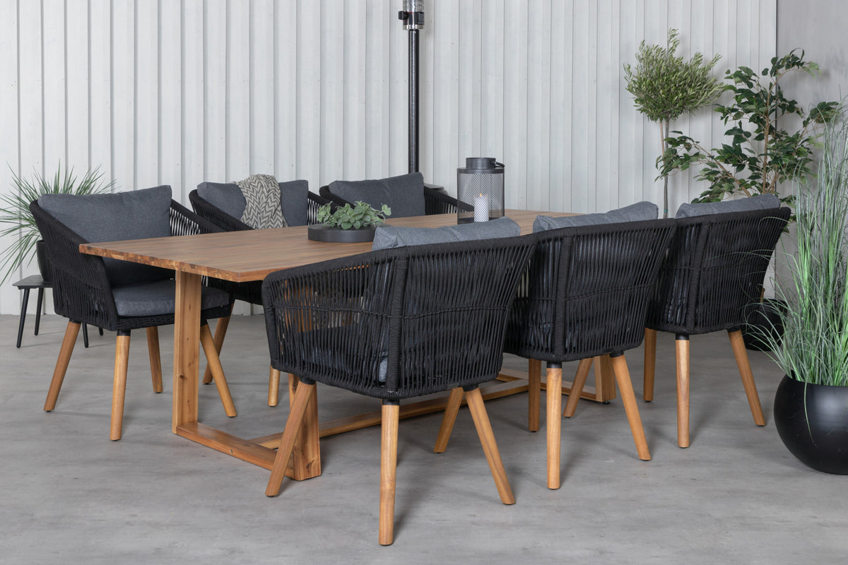 Dining Set Black Nature