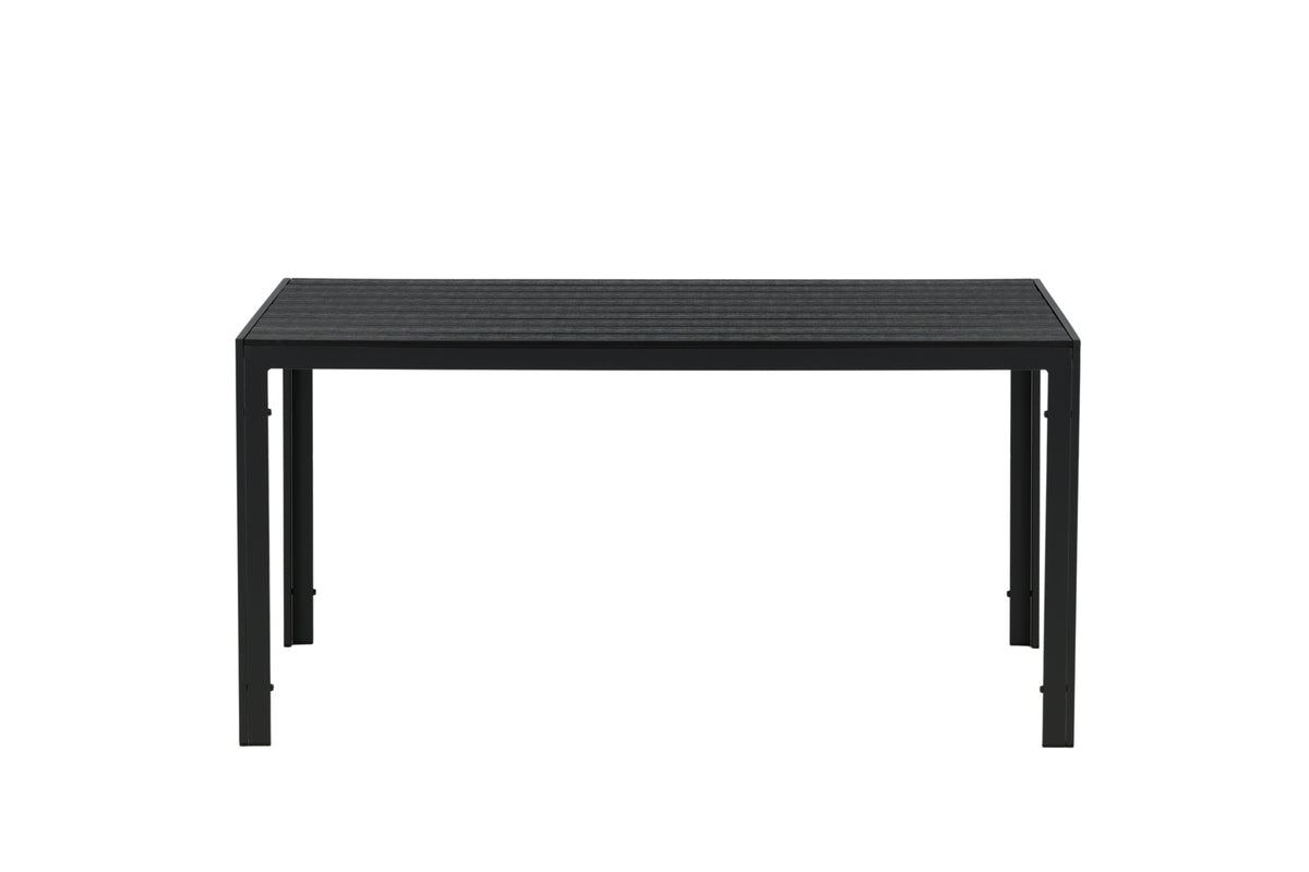 Rectangular Dining Table 75 x 150 x 90 Black