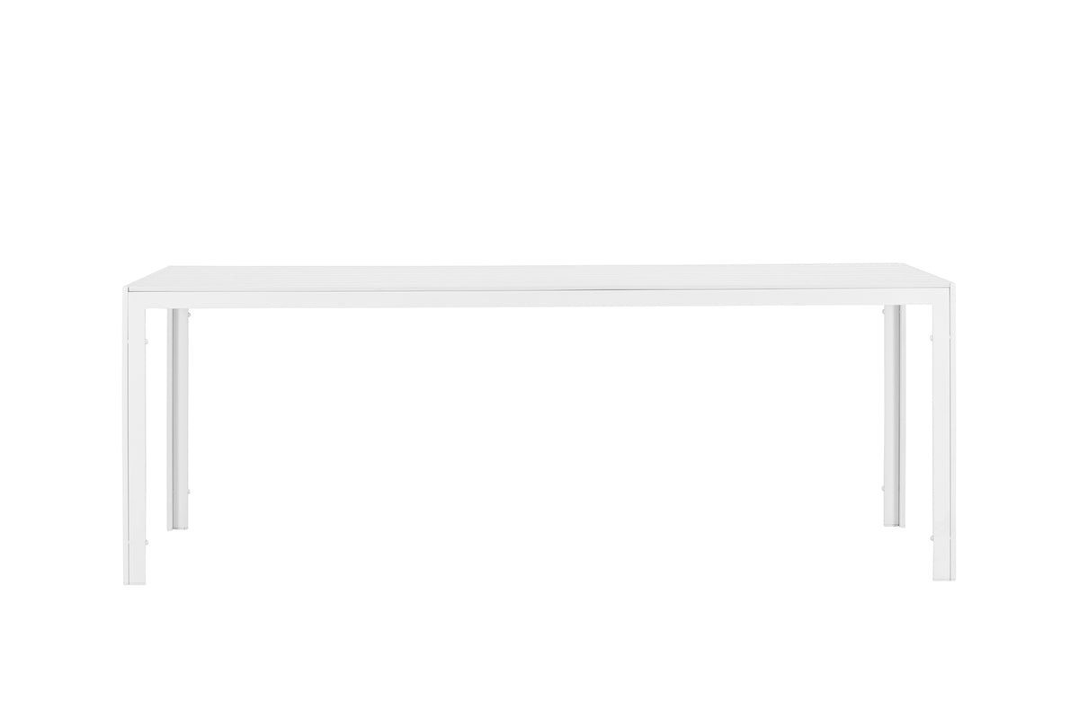Rectangular Dining Table 90 x 205 White
