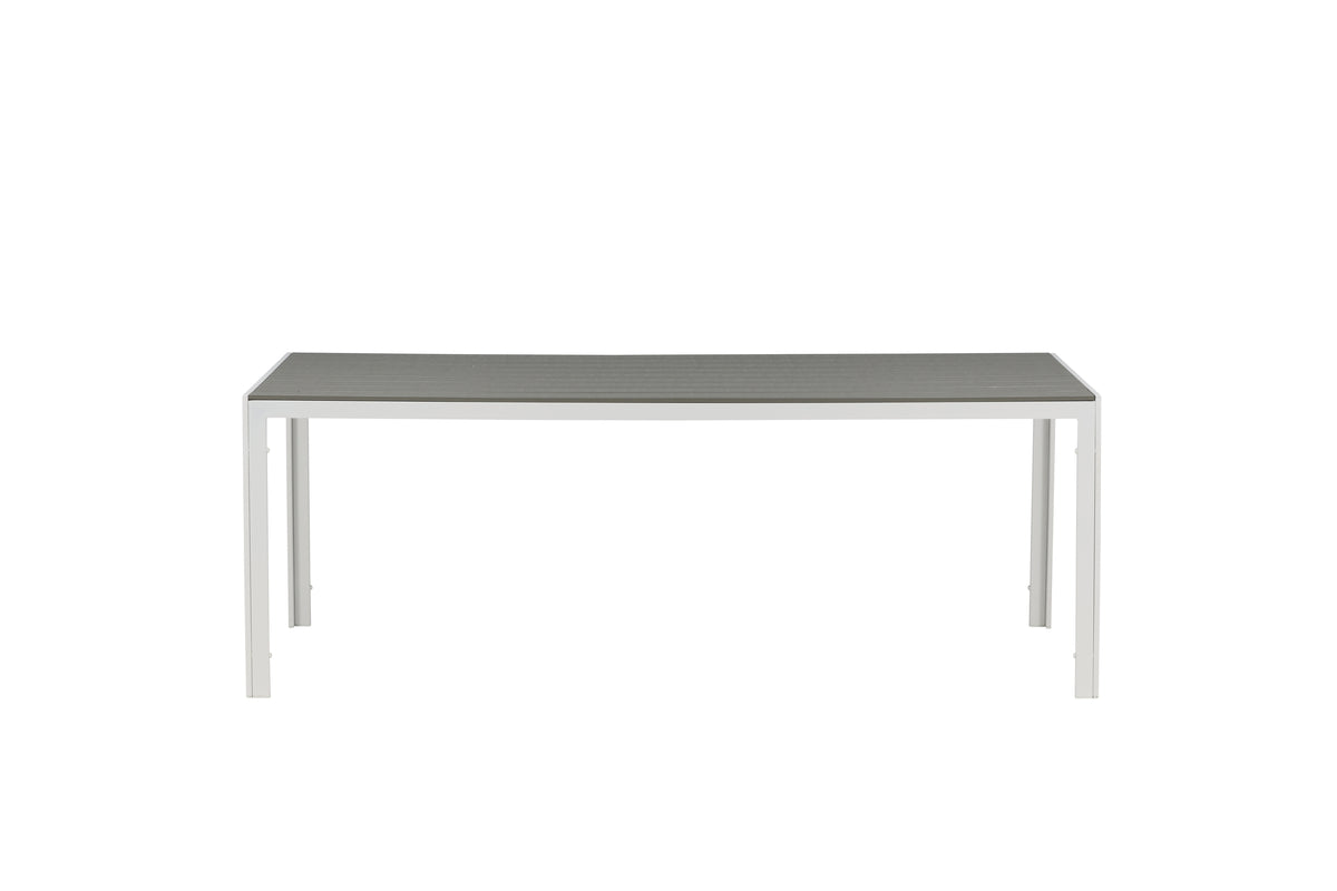 Rectangular Dining Table 75 x 205 x 90 Grey
