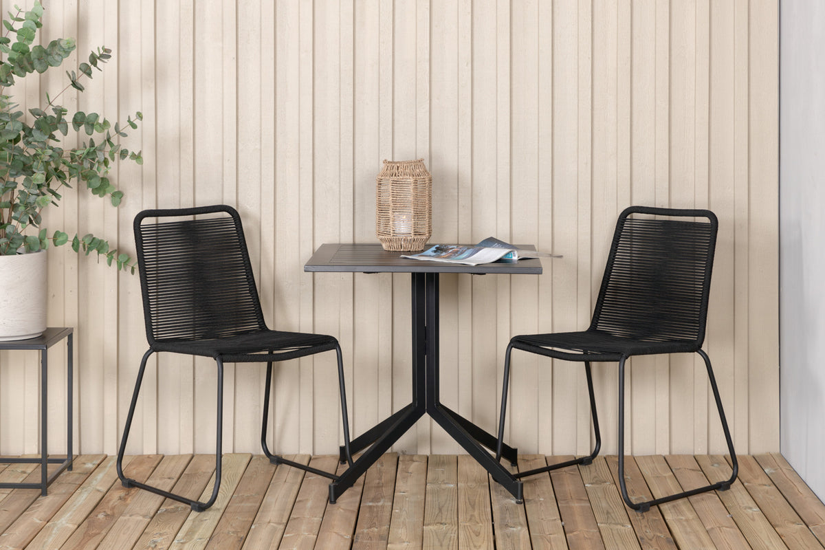 Cafe Table 72 x 70 x 70 Black