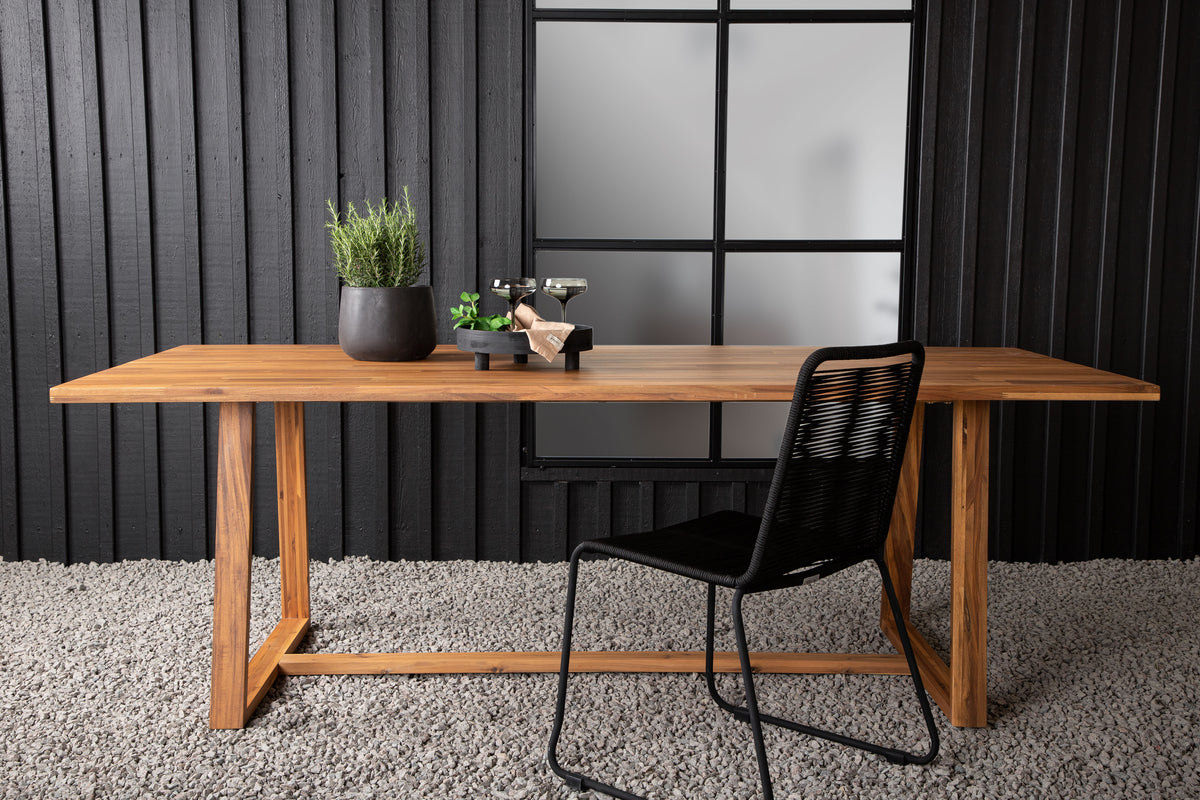 Rectangular Dining Table 75 x 220 x 100 Nature
