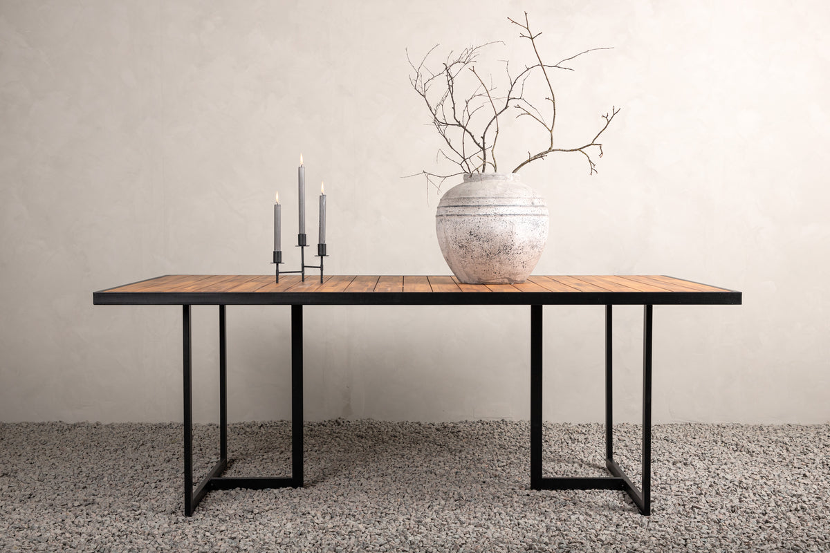 Rectangular Dining Table 75 x 200 x 100 Nature