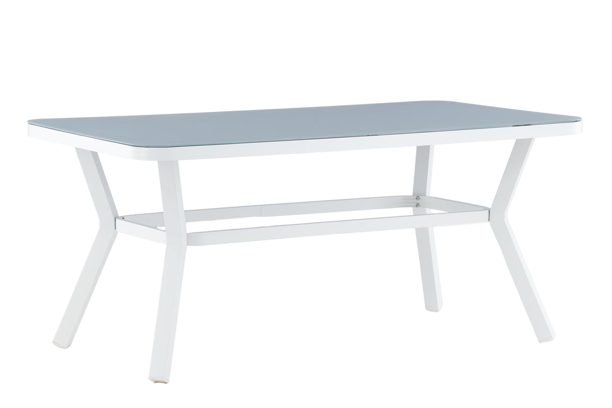 Rectangular Dining Table 74 x 160 x 90 Grey