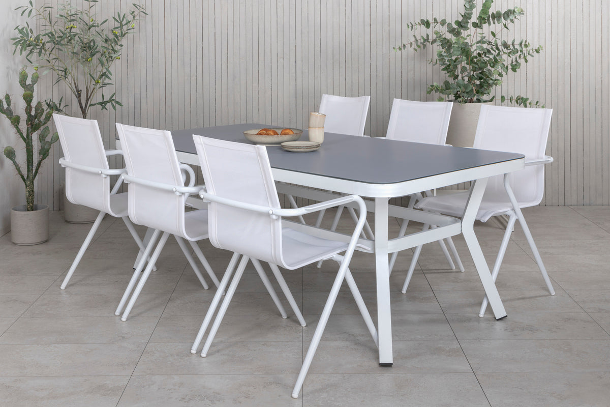 Rectangular Dining Table 74 x 200 x 100 White