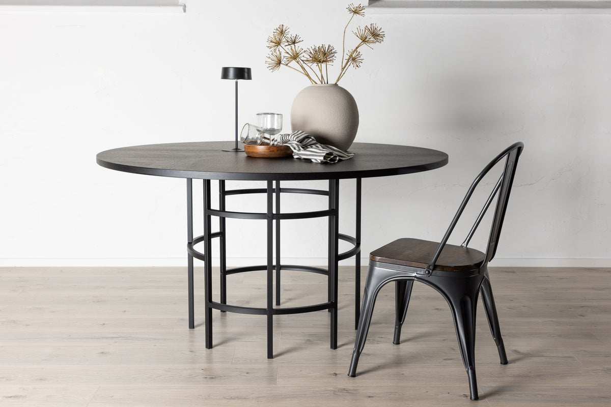 Round Dining Table ø140 Black