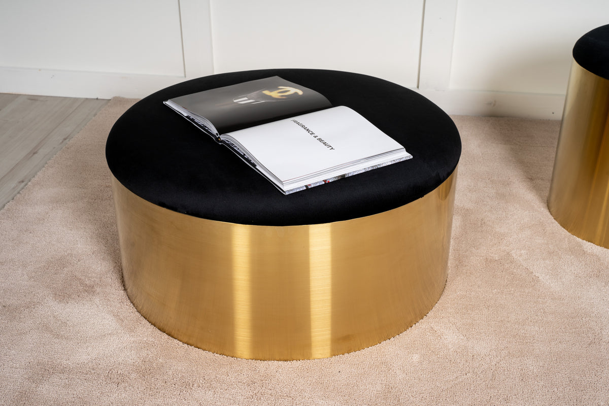 Pouf ø75 ⌀75 Gold