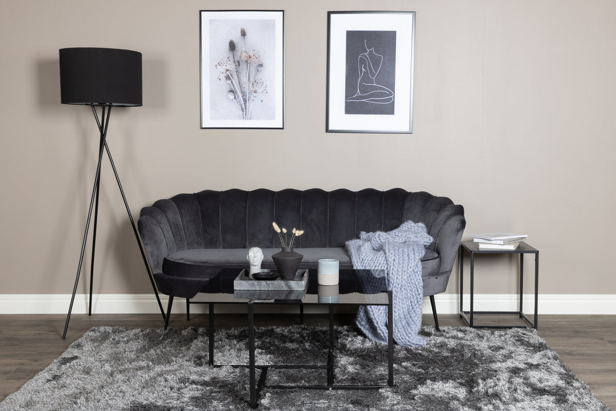 3-Seat Sofa Dark Grey