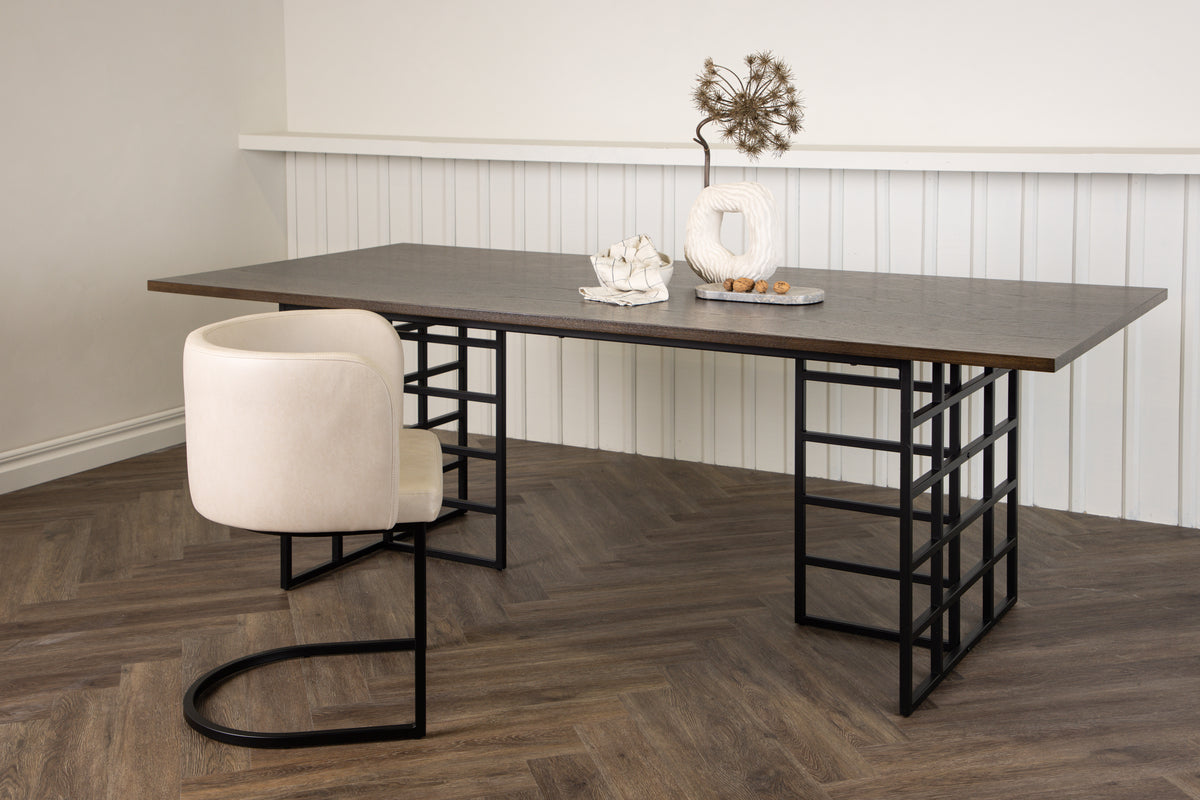 Rectangular Dining Table 100 x 220 Mocca
