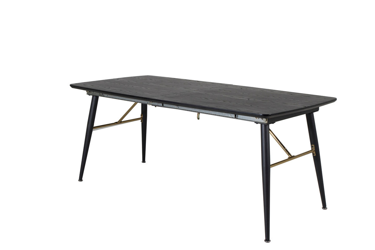 Rectangular Dining Table 180 x 75 x 85 Black