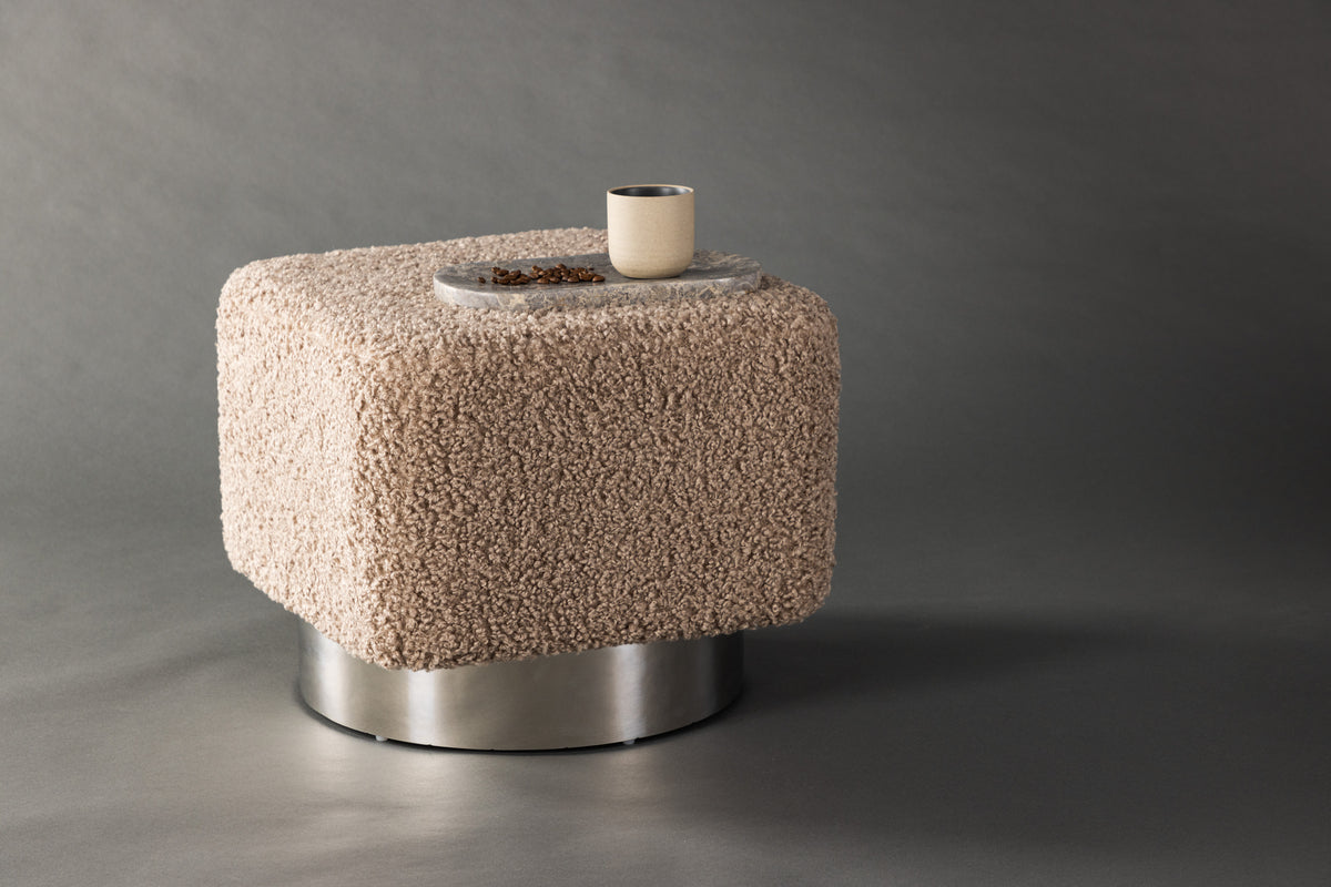 Pouf 45 x 45 x 38 Brown