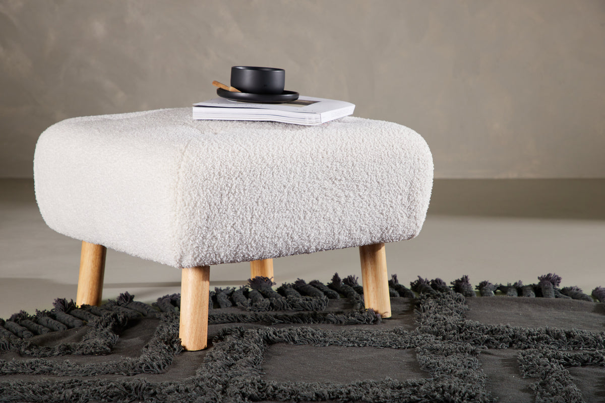 Ottoman 60 x 60 x 28 White