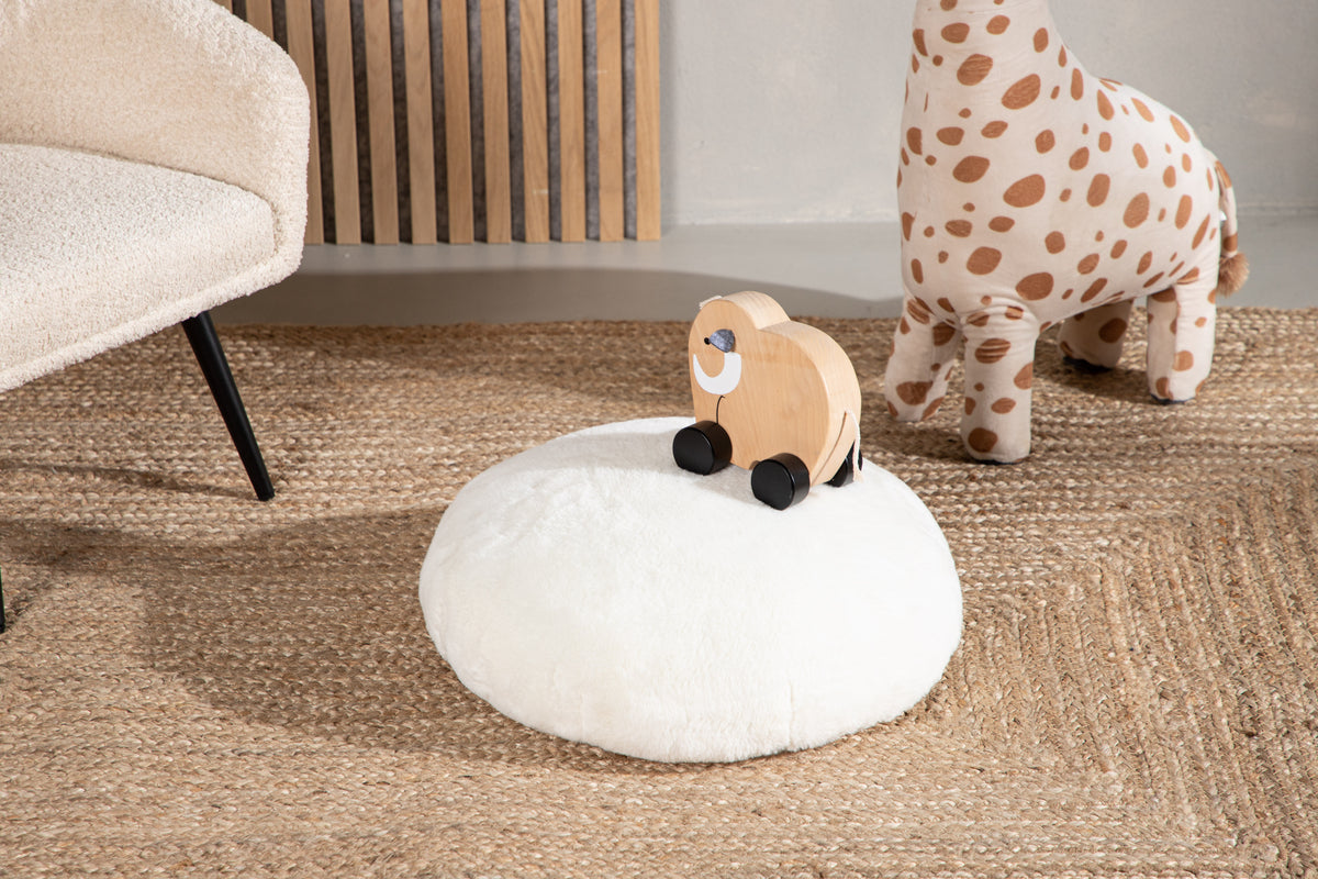 Pouf 40 x 40 x 15 White