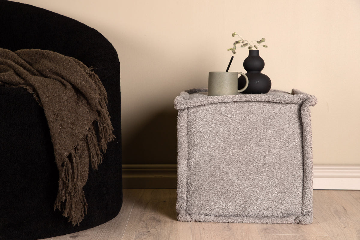 Pouf 40 x 40 x 38 Light Grey