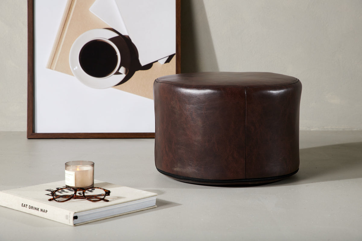 Pouf ø41 ⌀41 Brown