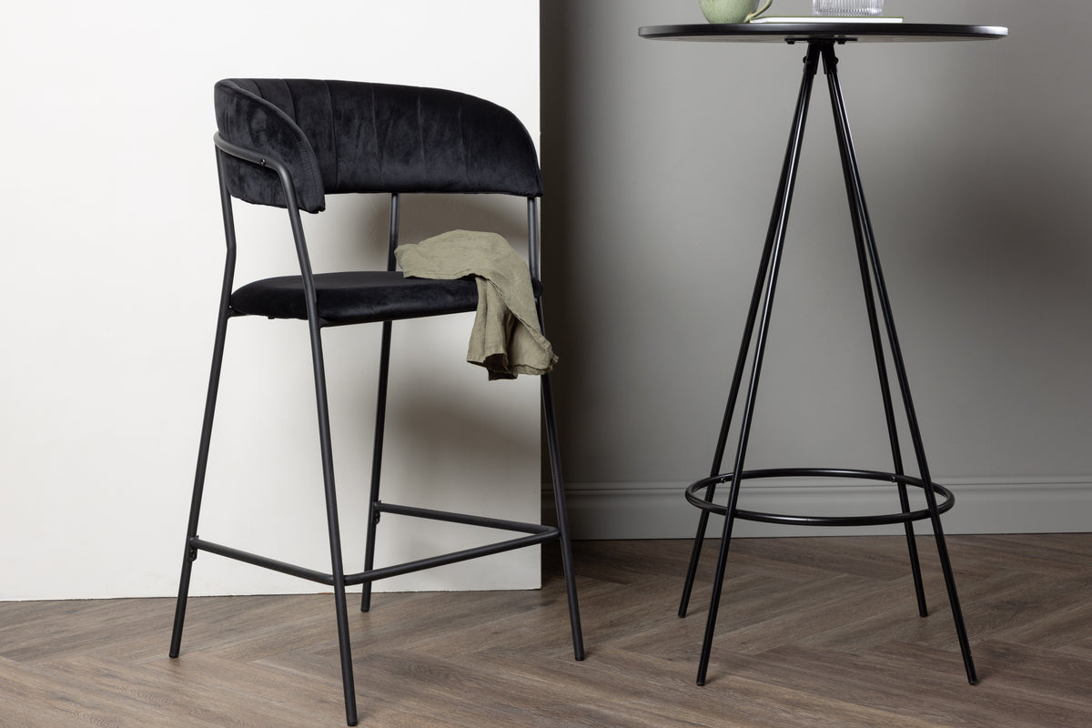 Bar Chair 2-pack Black