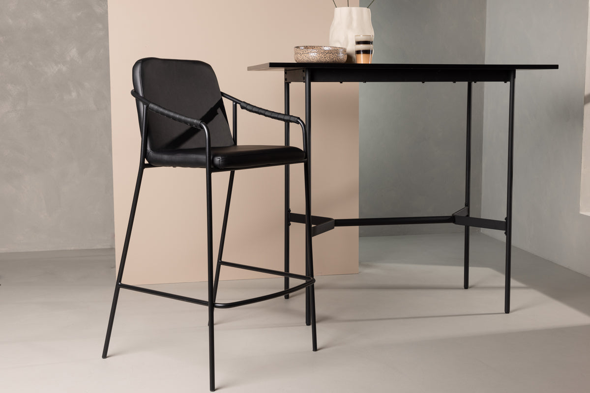 Bar Chair 2-pack Black