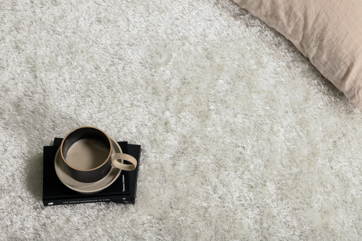 Rectangular Carpet 200 x 290 White