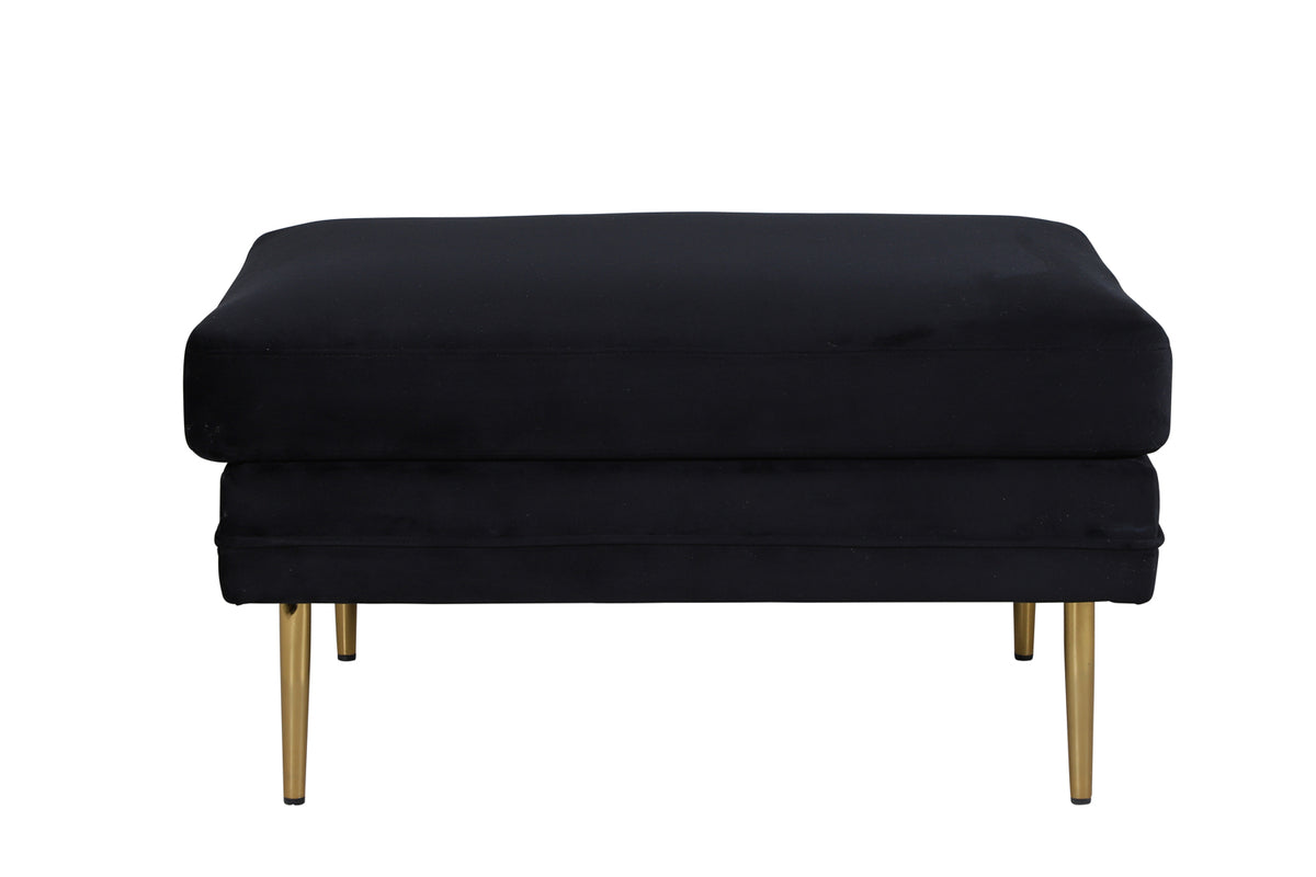 Ottoman 90 x 70 x 49 Black
