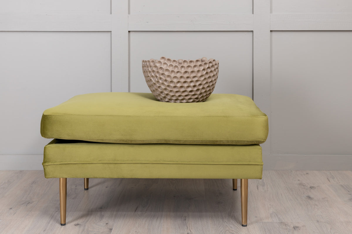 Ottoman 90 x 70 x 49 Green