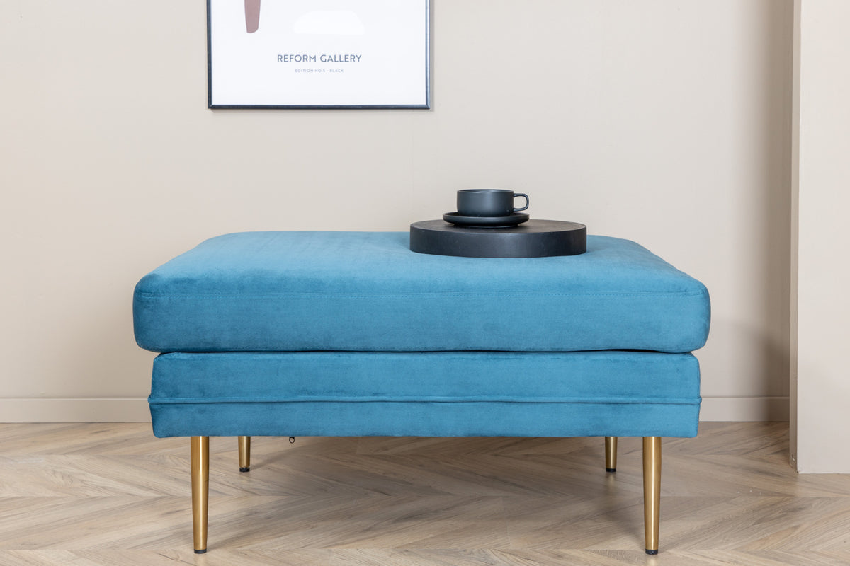 Ottoman 90 x 70 x 49 Blue
