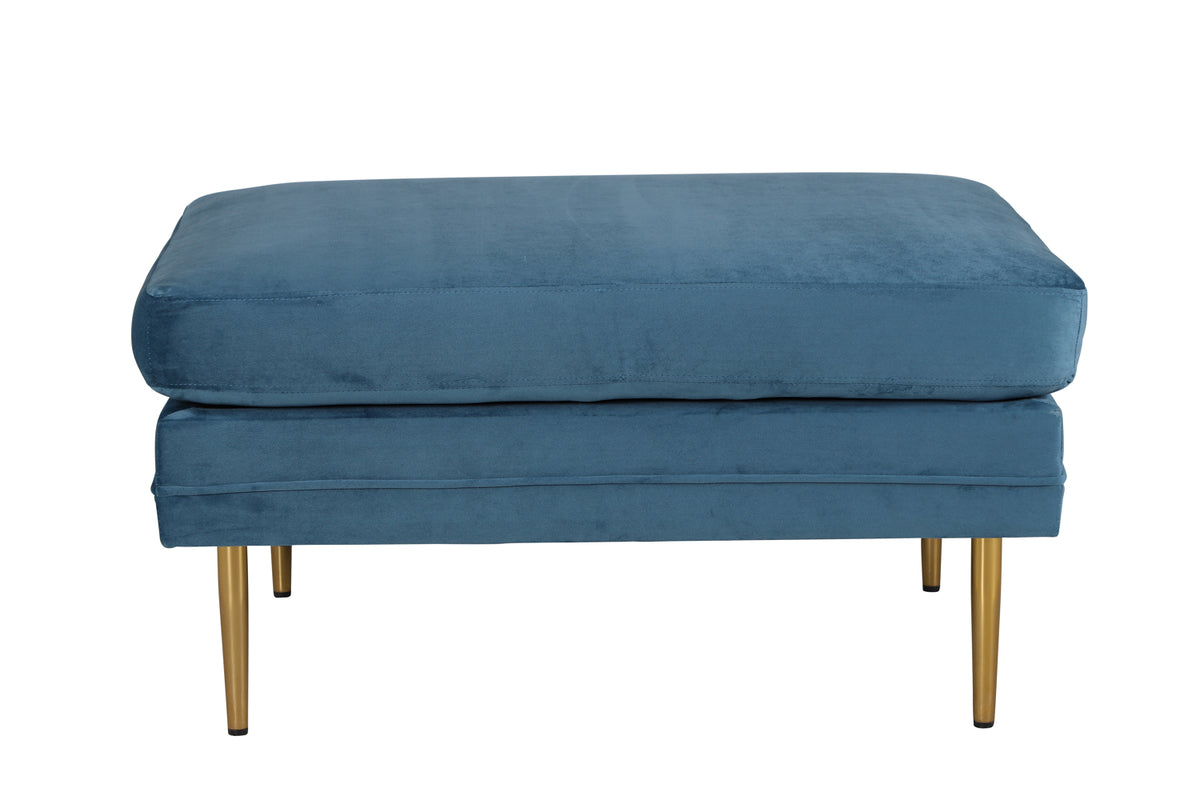 Ottoman 90 x 70 x 49 Blue