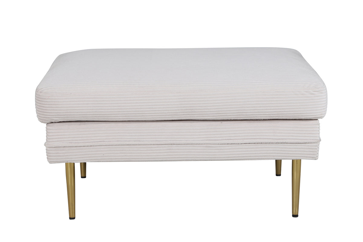 Ottoman 90 x 70 x 49 Beige