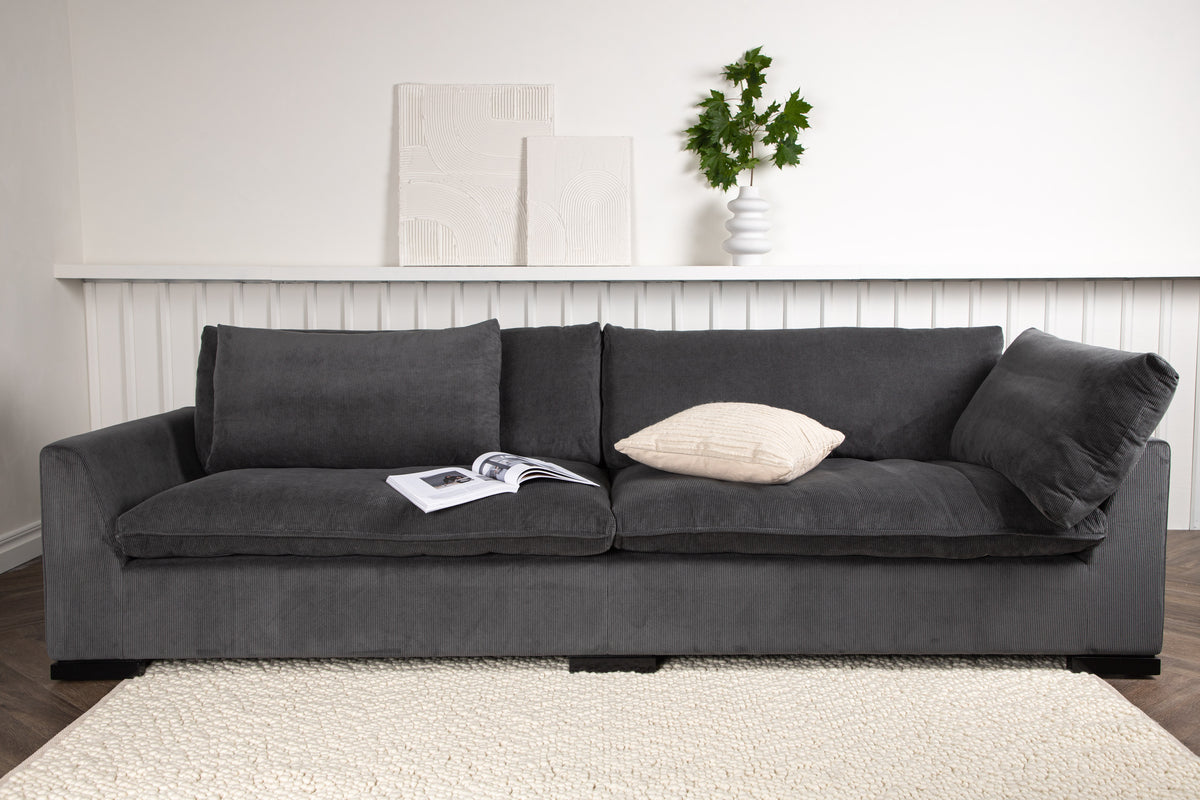 3-Seat Sofa Dark Grey