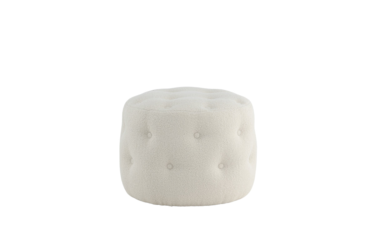 Pouf ø55 ⌀55 White
