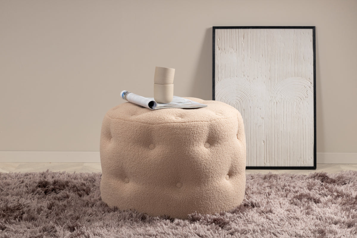 Pouf ø55 ⌀55 Beige